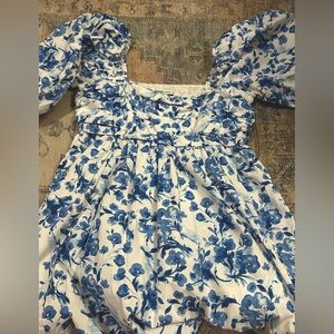 Abercrombie & Fitch Blue Floral Dress